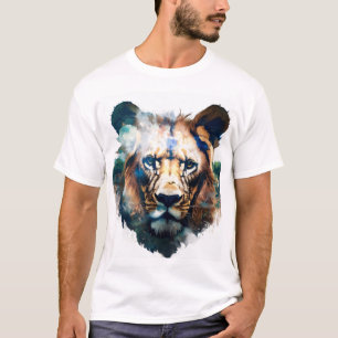 Majestic Lion Figurine - König des Dschungels T-Shirt
