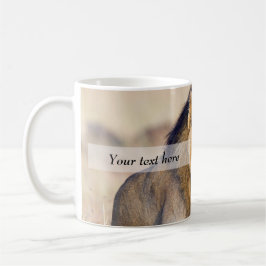 Majestic lion Foto personalisiert Kaffeetasse