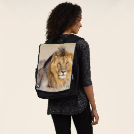 Majestic lion Foto Rucksack