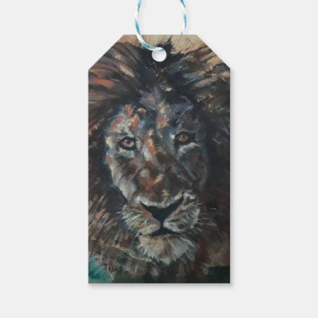 Majestic Lion Geschenkanhänger (Vorderseite)