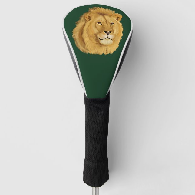 Majestic Lion Golf Headcover (Vorderseite)