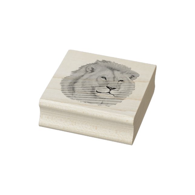 Majestic Lion Gummistempel (Stempel)