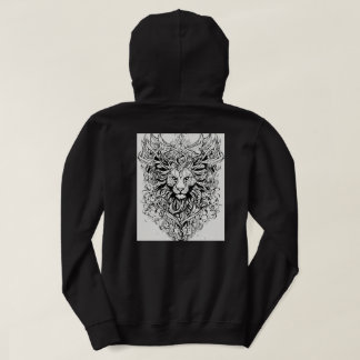 "Majestic Lion Hoodie: Respekt vor dem Befehl Hoodie