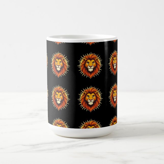 Majestic Lion – King of Power and Authority Kaffeetasse (Mittel)
