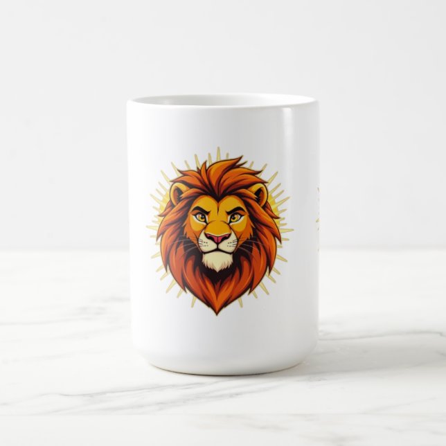 Majestic Lion – King of Power and Authority Kaffeetasse (Mittel)