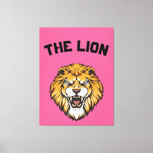 ‚Majestic Lion‘ Leinwanddruck