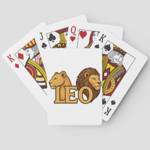 Majestic Lion & Lioness Fusion - Bold Wildlife Spielkarten