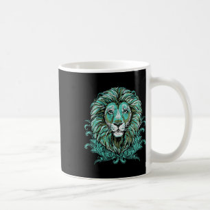 Majestic Lion Mane Detailkunst - Löwen sind die Kö Kaffeetasse