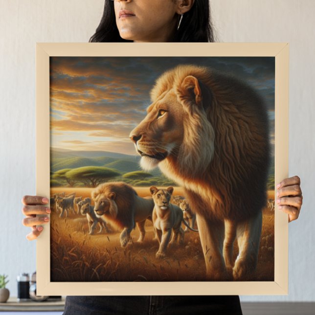 Majestic Lions und spielerische Cubs Poster (Von Creator hochgeladen)