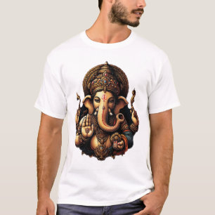 Majestic Lord Ganesha in göttlicher Aura" T-Shirt