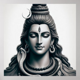 Majestic Lord Shiva - Der ewige Yogi Poster