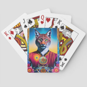 Majestic Lynx Games Art Illustriert Spirit Animal Spielkarten