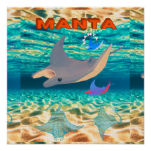 Majestic Manta Ray Design, Majestät Ozeanic