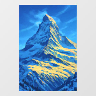 Majestic Matterhorn Fensteraufkleber