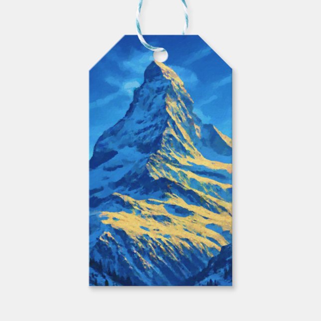 Majestic Matterhorn Geschenkanhänger (Vorderseite)