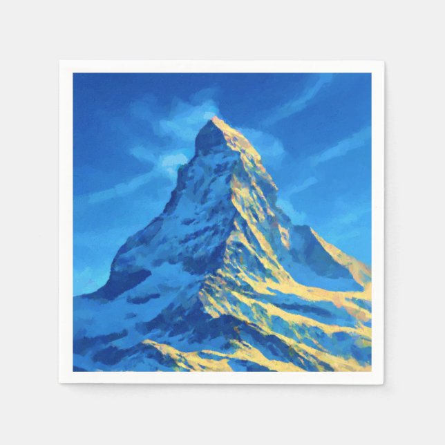 Majestic Matterhorn Serviette (Vorderseite)