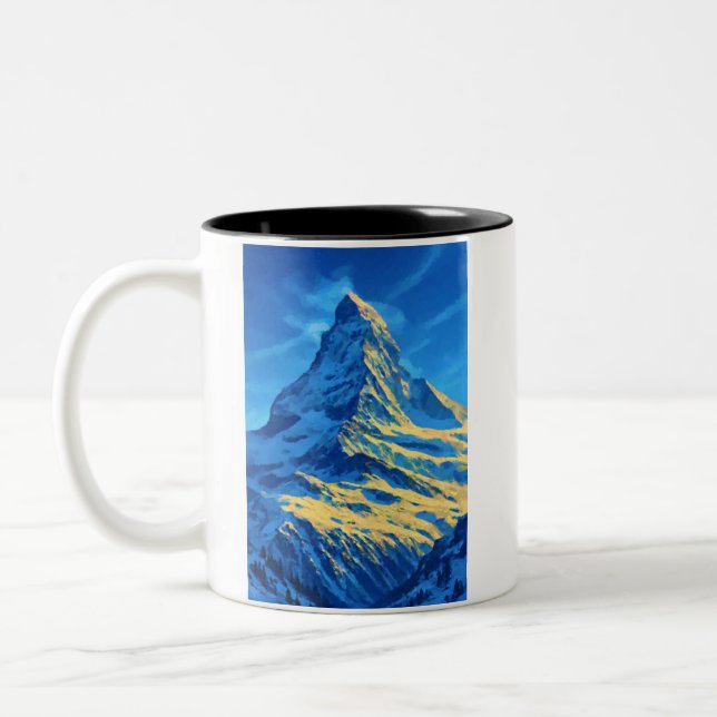 Majestic Matterhorn Zweifarbige Tasse (Links)