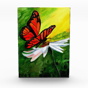 Majestic Monarch Butterfly Fotoblock