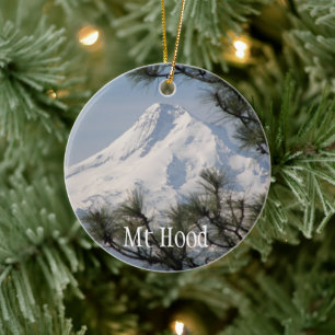 Majestic Mount Hood Foto Keramikornament