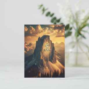 Majestic Mountain: Der Herr ist mein Felsen Postkarte