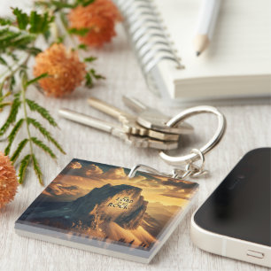 Majestic Mountain: Der Herr ist mein Felsen Schlüsselanhänger