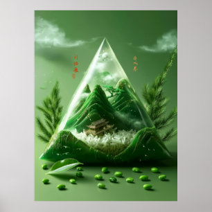 Majestic Mountain Landschaft Poster