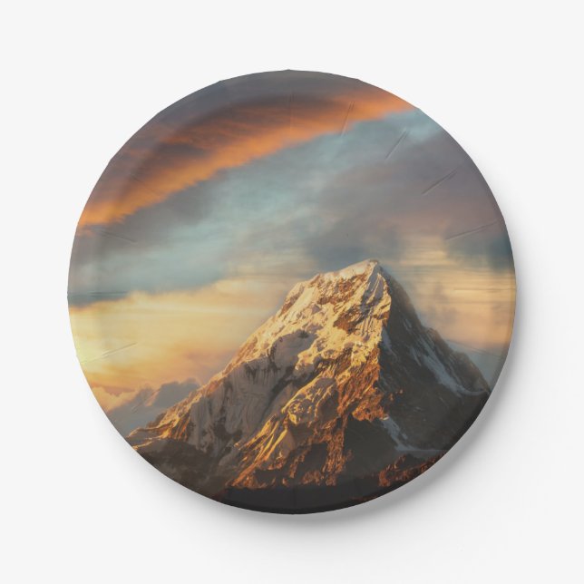 Majestic Mountain Pappteller (Vorderseite)