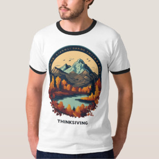 Majestic Mountain Peaks T - Shirt - Abenteuer erwa