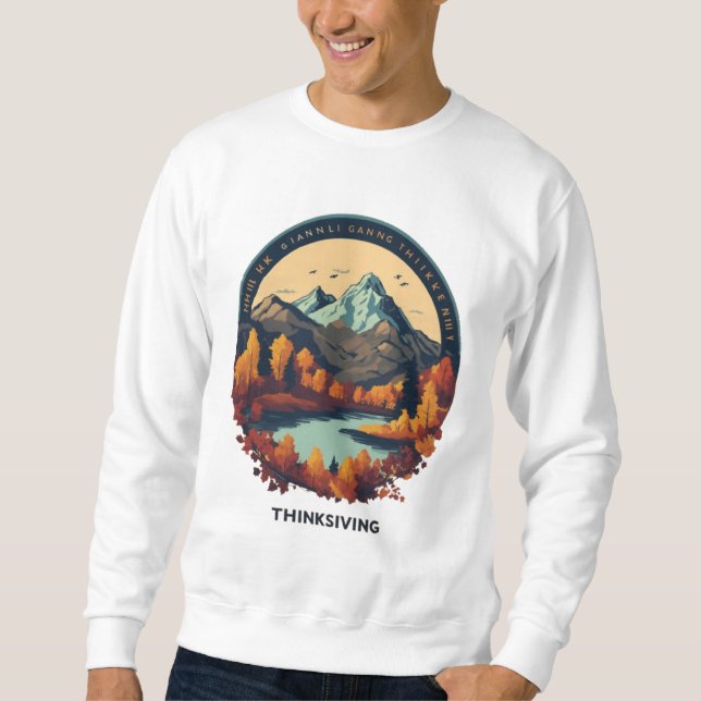 Majestic Mountain Peaks T - Shirt - Abenteuer erwa (Vorderseite)