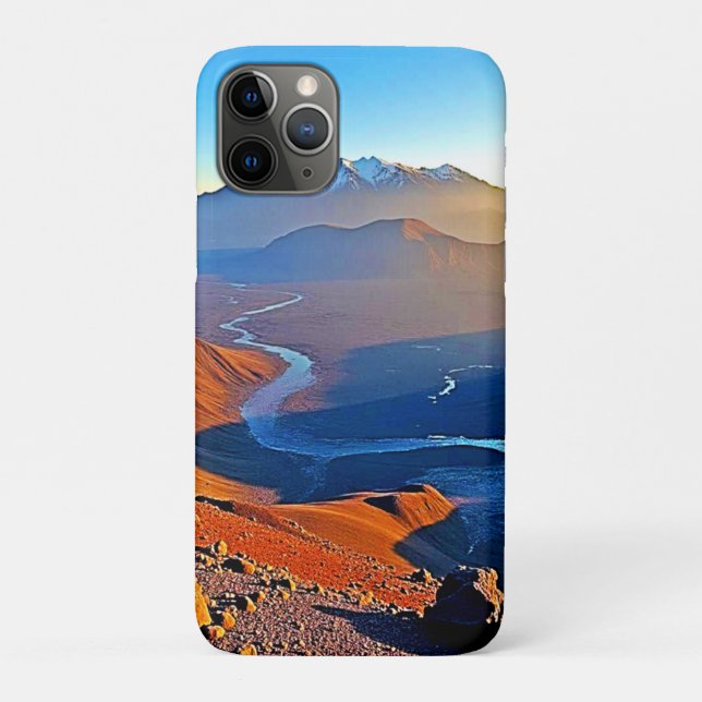 Majestic Mountain Valley Flow Design Case-Mate iPhone Hülle (Rückseite)