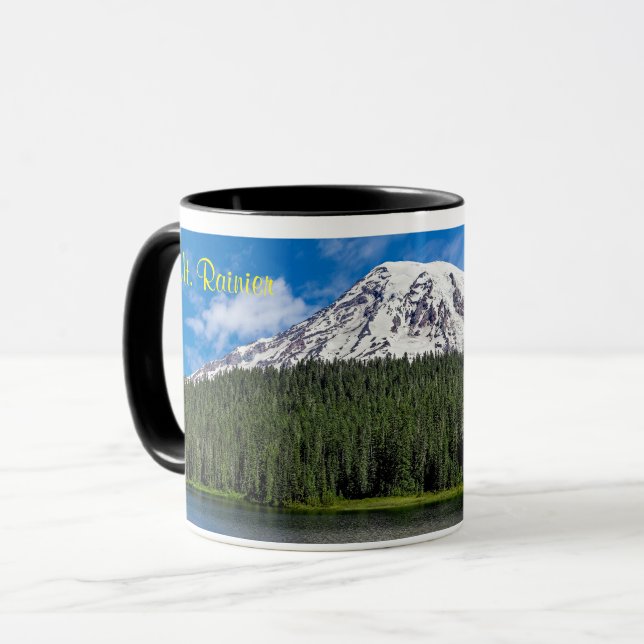 Majestic Mt Rainier Tasse (Vorderseite Links)