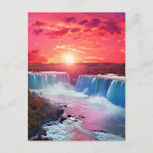 Majestic Niagara Falls #24 Postkarte