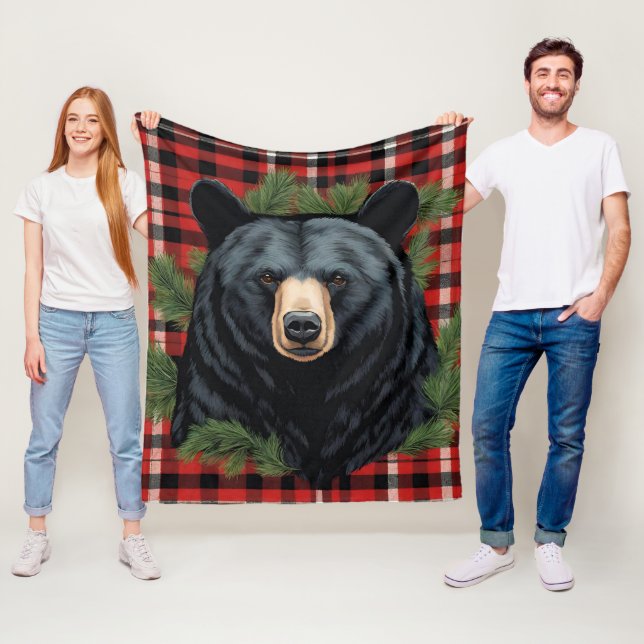Majestic Northern Black Bar Fleece Blanket (Beispiel)