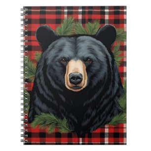 Majestic Northern Black Bar Spiral Foto Notebook Notizblock