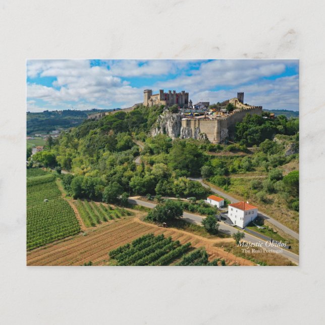 Majestic Obidos - DAS ECHTE PORTUGAL Postkarte (Vorderseite)