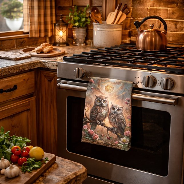 Majestic Owl Design Geschirrtuch (Von Creator hochgeladen)