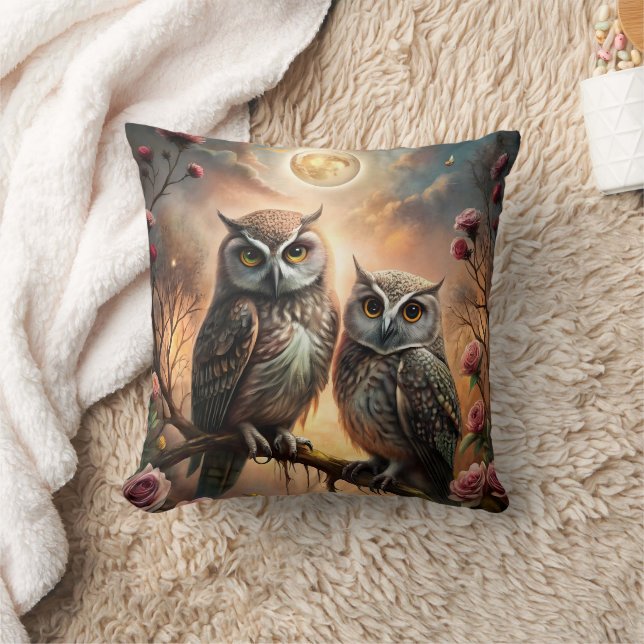 Majestic Owl Design Kissen (Decke)