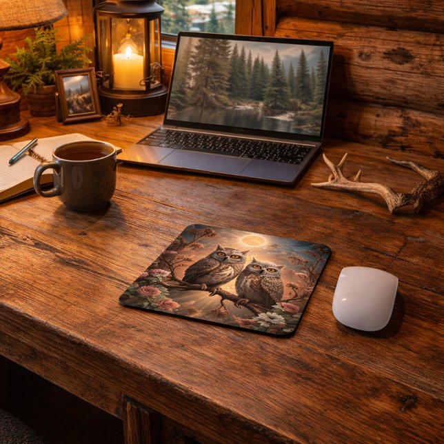 Majestic Owl Design Mousepad (Von Creator hochgeladen)