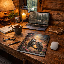 Majestic Owl Design Notizbuch