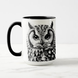 Majestic Owl Tasse mit zwei Eulen