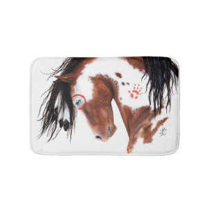 Majestic Paint Pinto Pferd von Bihrle Badematte
