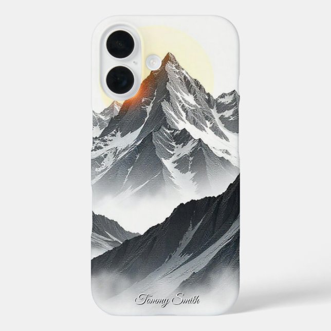 Majestic Peak Sunrise Case-Mate iPhone Hülle (Rückseite)