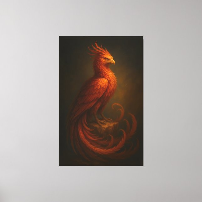 Majestic Phoenix • Fine Art Canvas Leinwanddruck (Vorderseite)