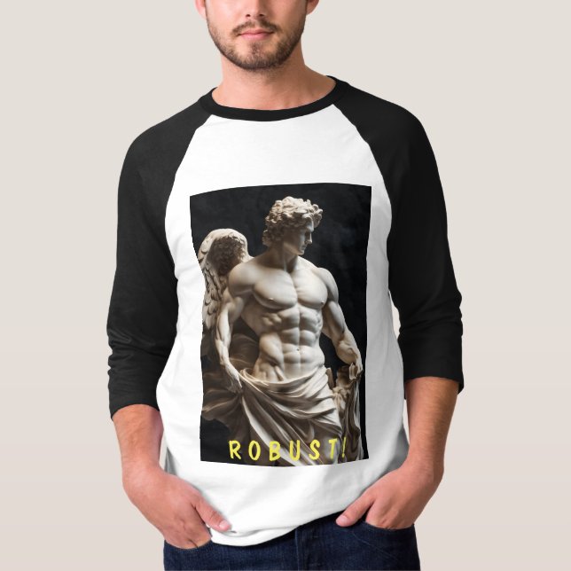 "Majestic Physique: Griechisch gottesInspiriertes  T-Shirt (Vorderseite)