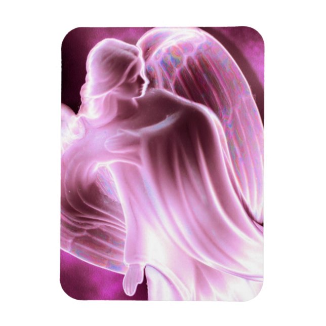 Majestic Pink Angel-Magnet Magnet (Vertikal)