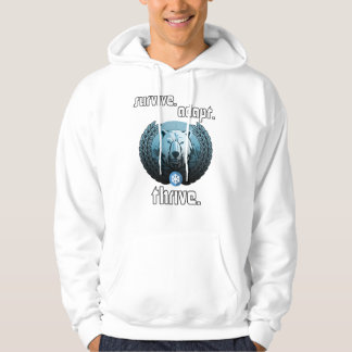 Majestic Polar Bear Hoodie - Arktische Tierwelt, k
