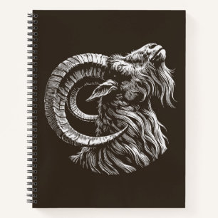 Majestic Ram - Fierce und Noble Notizbuch