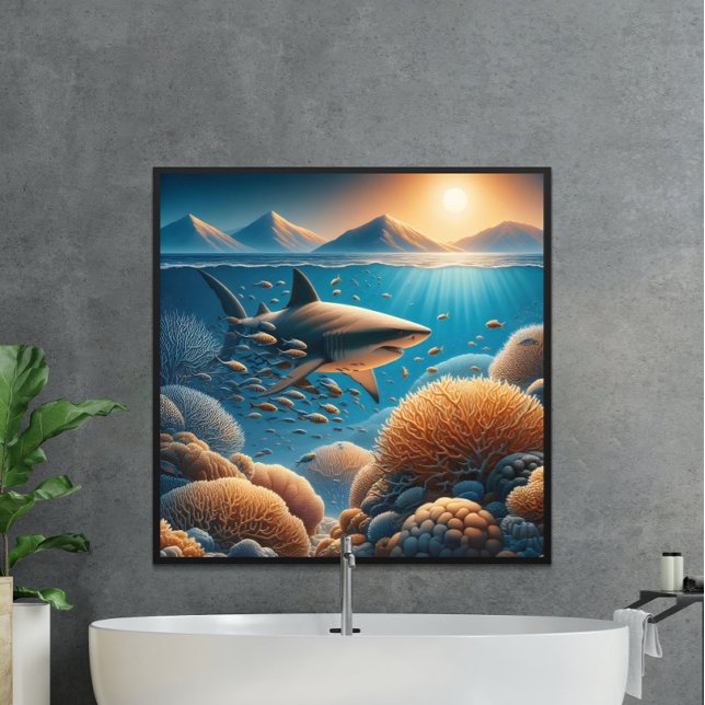 Majestic Raubfische: Haifische Tanz Poster (Von Creator hochgeladen)