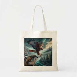 Majestic Red-Tail Hawk Soaring Tragetasche