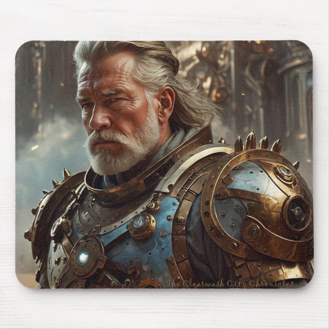 Majestic Regal Steampunk King Mousepad (Vorne)